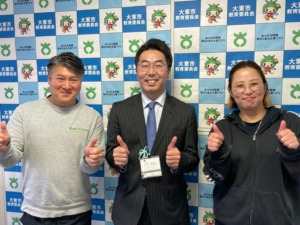 日本ビジョントレーニング普及協会・水野教育長訪問時の写真